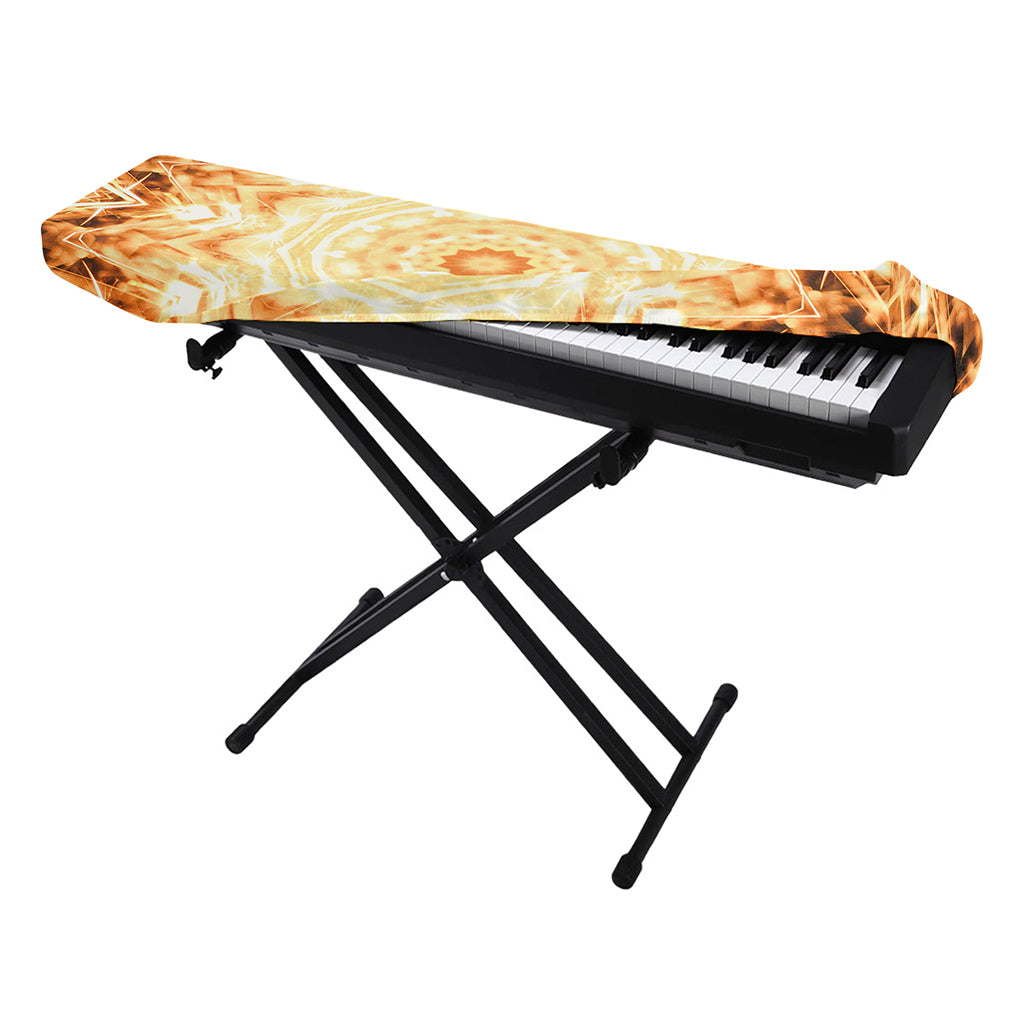 Shining Kaleidoscope Print Piano Keyboard Cover