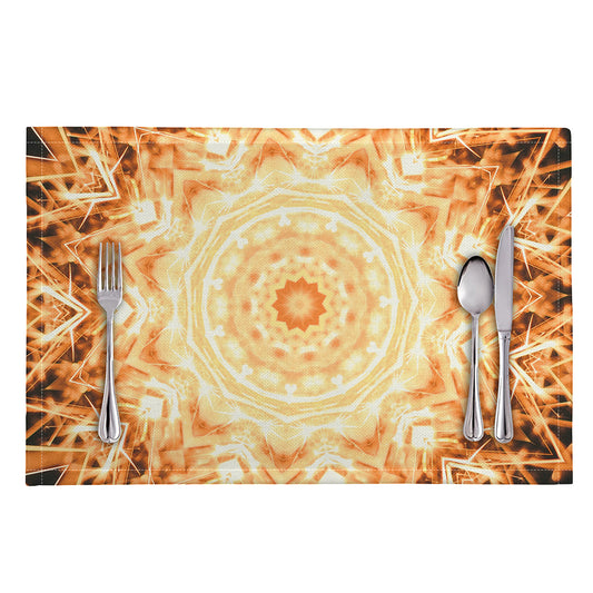 Shining Kaleidoscope Print Placemat