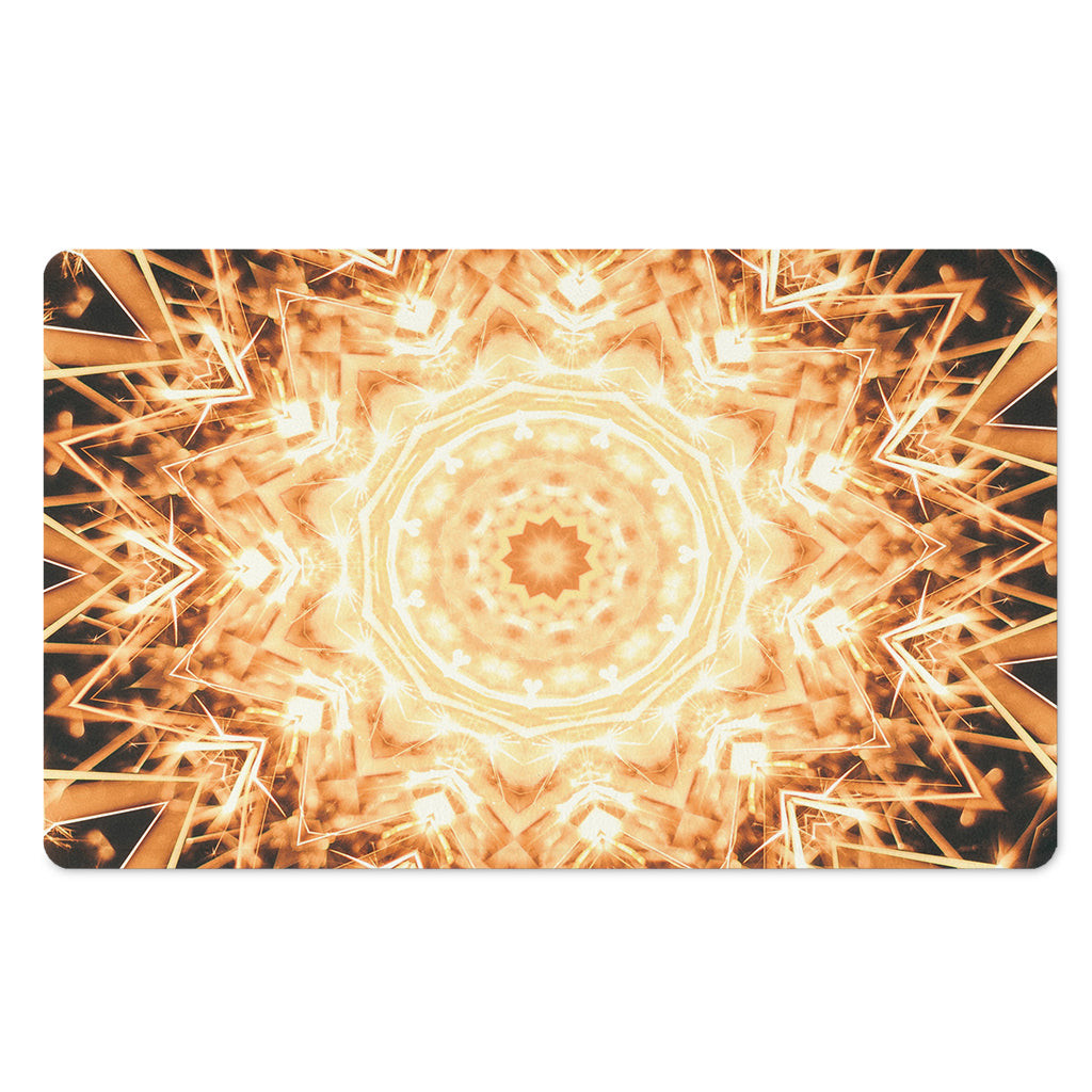 Shining Kaleidoscope Print Polyester Doormat