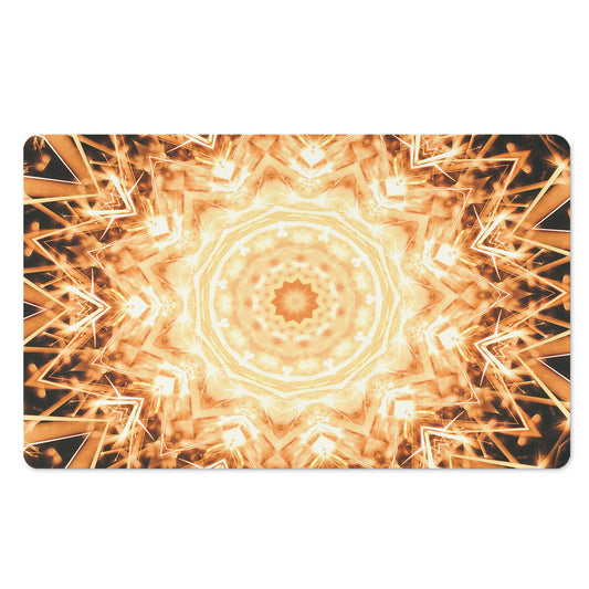 Shining Kaleidoscope Print Polyester Doormat
