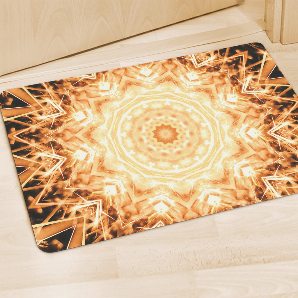 Shining Kaleidoscope Print Polyester Doormat