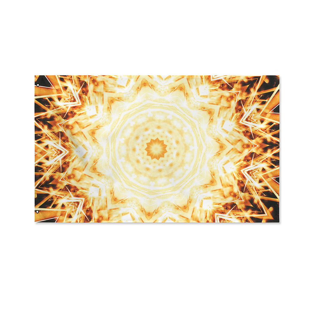 Shining Kaleidoscope Print Polyester Flag