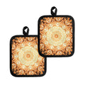 Shining Kaleidoscope Print Pot Holders