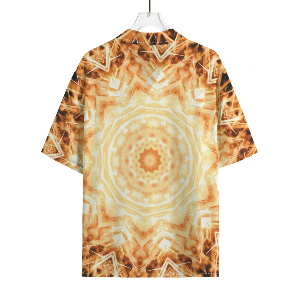 Shining Kaleidoscope Print Rayon Hawaiian Shirt