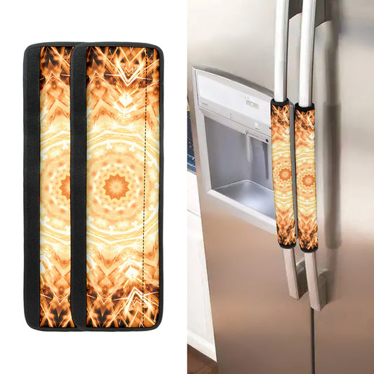 Shining Kaleidoscope Print Refrigerator Handle Covers