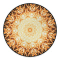 Shining Kaleidoscope Print Round Floor Mat