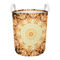 Shining Kaleidoscope Print Round Laundry Basket