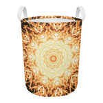 Shining Kaleidoscope Print Round Laundry Basket