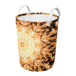 Shining Kaleidoscope Print Round Laundry Basket