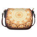 Shining Kaleidoscope Print Saddle Bag