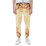 Shining Kaleidoscope Print Scuba Joggers