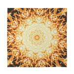 Shining Kaleidoscope Print Silk Bandana