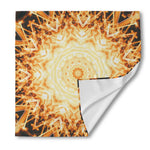 Shining Kaleidoscope Print Silk Bandana