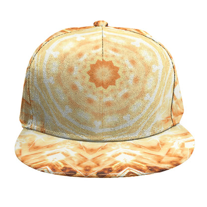 Shining Kaleidoscope Print Snapback Cap
