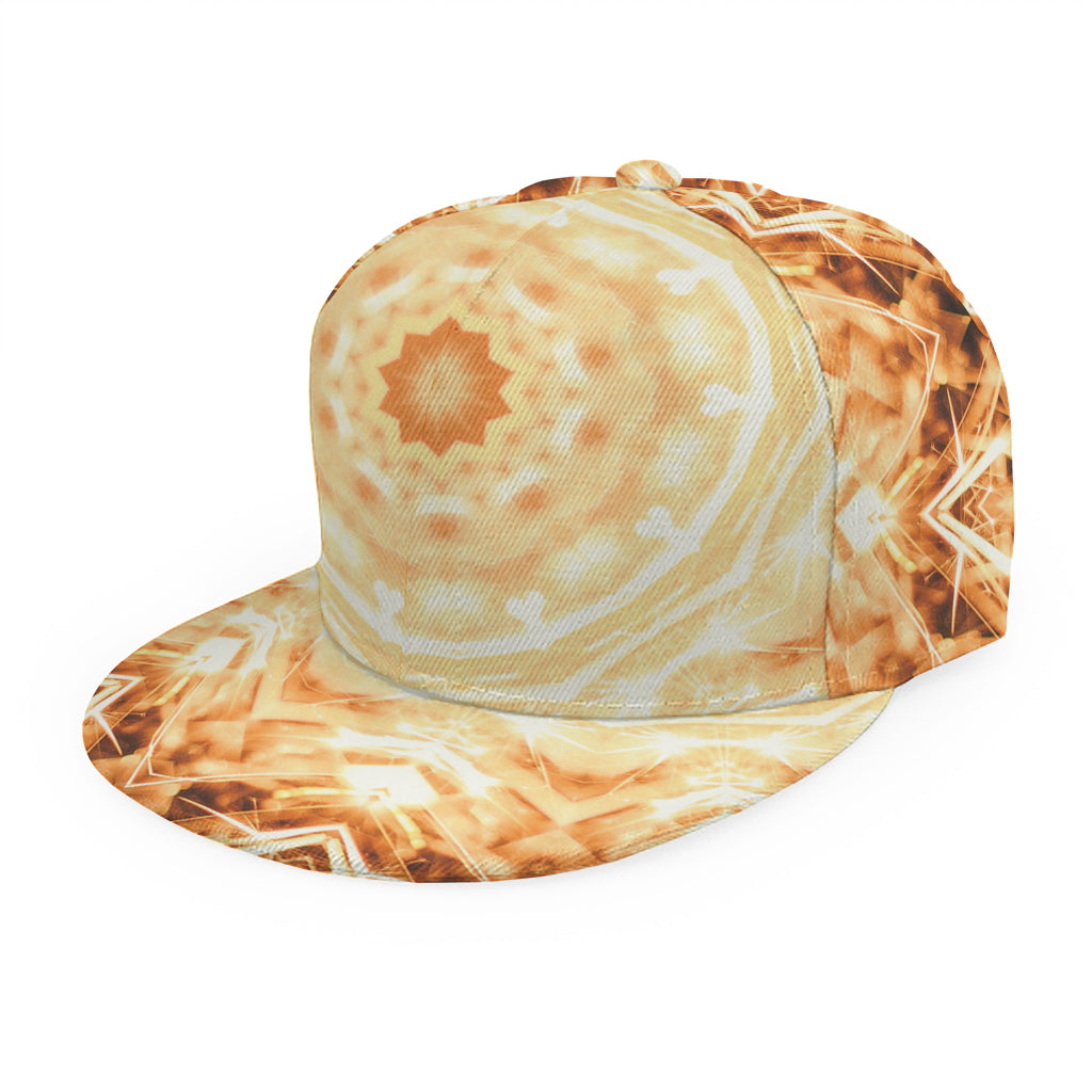 Shining Kaleidoscope Print Snapback Cap