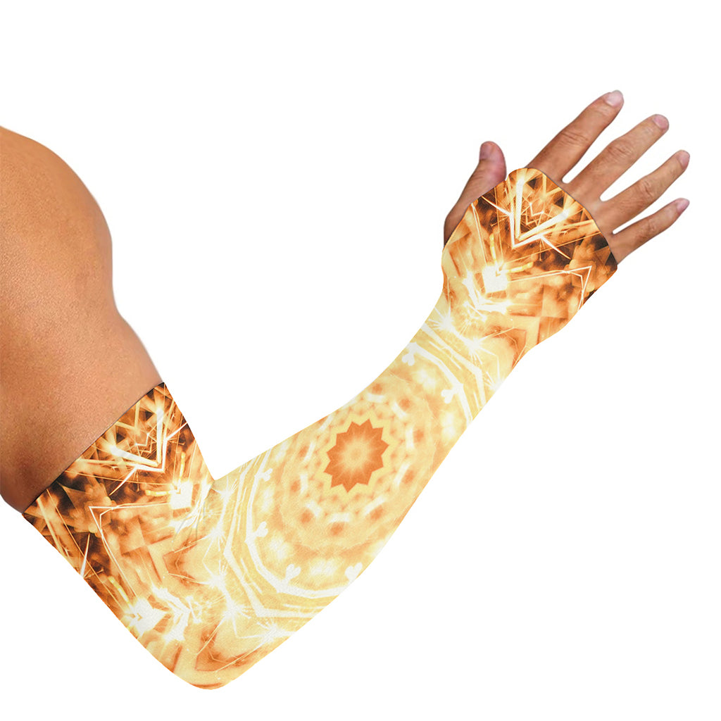 Shining Kaleidoscope Print Sun Protection Arm Sleeves