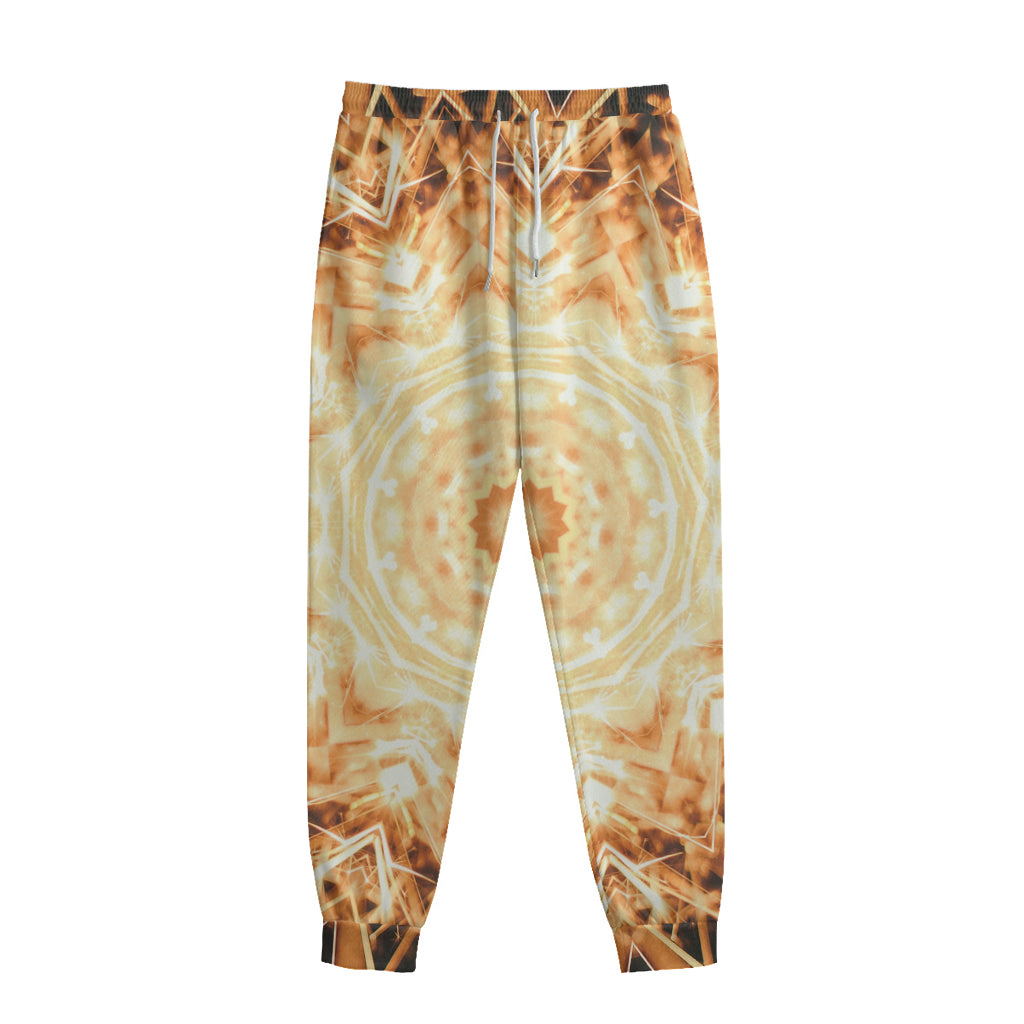 Shining Kaleidoscope Print Sweatpants