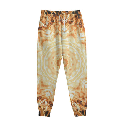 Shining Kaleidoscope Print Sweatpants