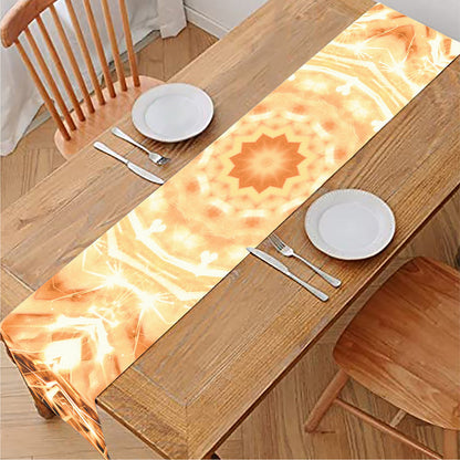 Shining Kaleidoscope Print Table Runner