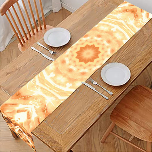 Shining Kaleidoscope Print Table Runner