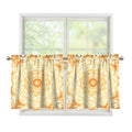 Shining Kaleidoscope Print Tier Curtains
