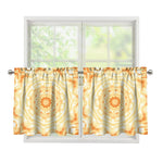 Shining Kaleidoscope Print Tier Curtains
