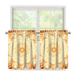 Shining Kaleidoscope Print Tier Curtains