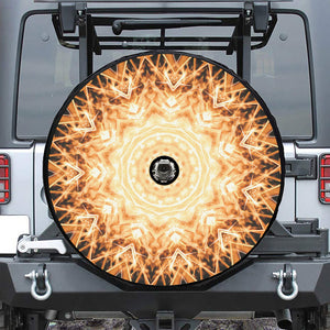 Shining Kaleidoscope Print Tire Cover With Camera Hole