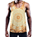 Shining Kaleidoscope Print Men's Workout Tank Top