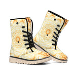 Shining Kaleidoscope Print Winter Boots