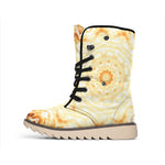 Shining Kaleidoscope Print Winter Boots