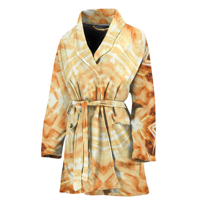 Shining Kaleidoscope Print Women's Bathrobe