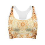 Shining Kaleidoscope Print Women's Sports Bra