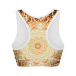 Shining Kaleidoscope Print Women's Sports Bra