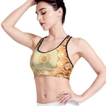 Shining Kaleidoscope Print Women's Sports Bra