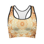 Shining Kaleidoscope Print Women's Sports Bra
