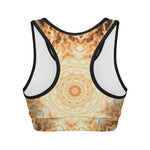 Shining Kaleidoscope Print Women's Sports Bra