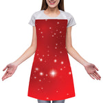 Shiny Sparkle Print Adjustable Apron
