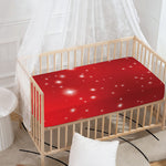 Shiny Sparkle Print Baby Crib Sheet