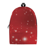 Shiny Sparkle Print Backpack