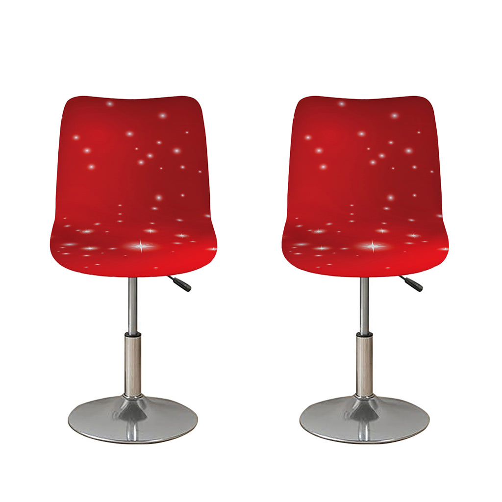 Shiny Sparkle Print Bar Stool Covers