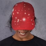 Shiny Sparkle Print Baseball Cap