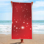 Shiny Sparkle Print Beach Towel