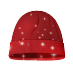 Shiny Sparkle Print Beanie