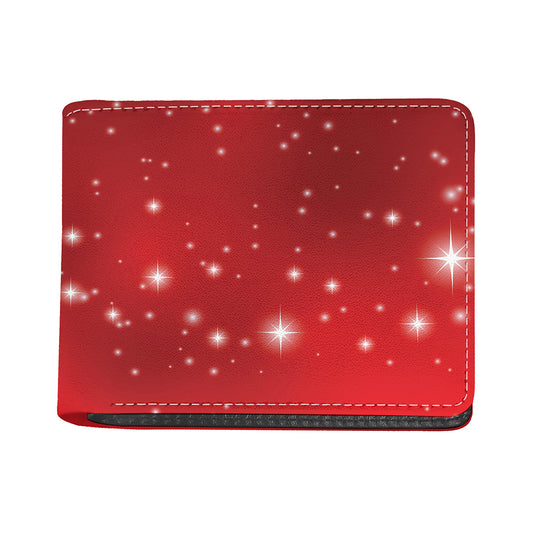 Shiny Sparkle Print Bifold Wallet