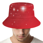 Shiny Sparkle Print Bucket Hat
