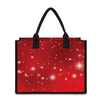 Shiny Sparkle Print Canvas Tote Bag