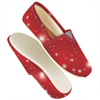 Shiny Sparkle Print Casual Shoes