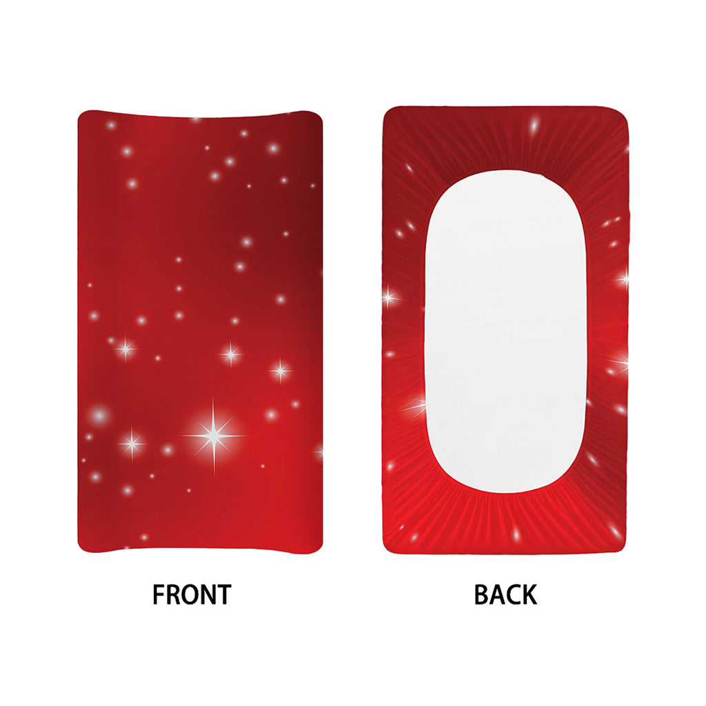 Shiny Sparkle Print Changing Pad Cover