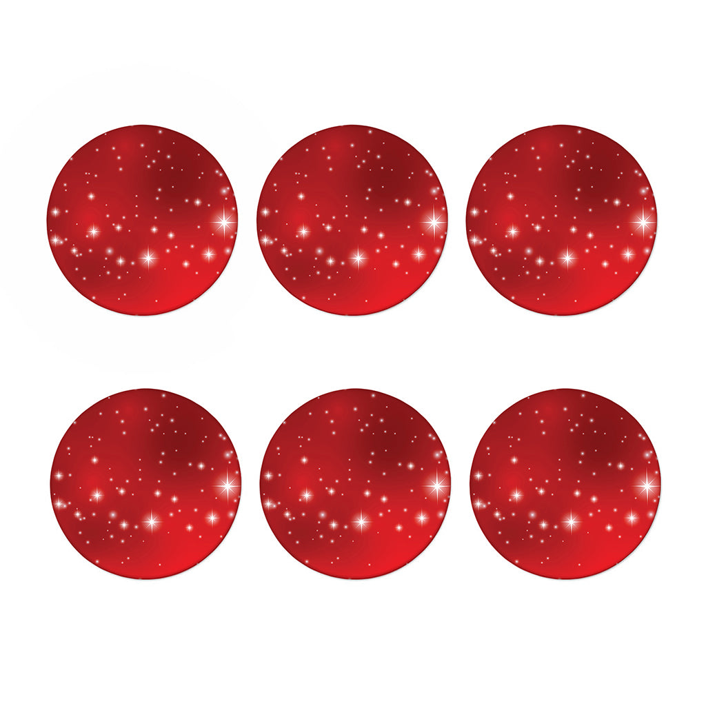 Shiny Sparkle Print Coaster Set